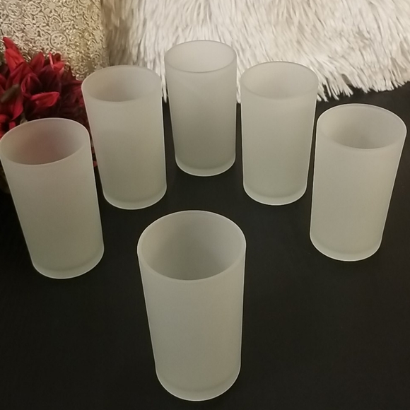 Frosted Juice glasses